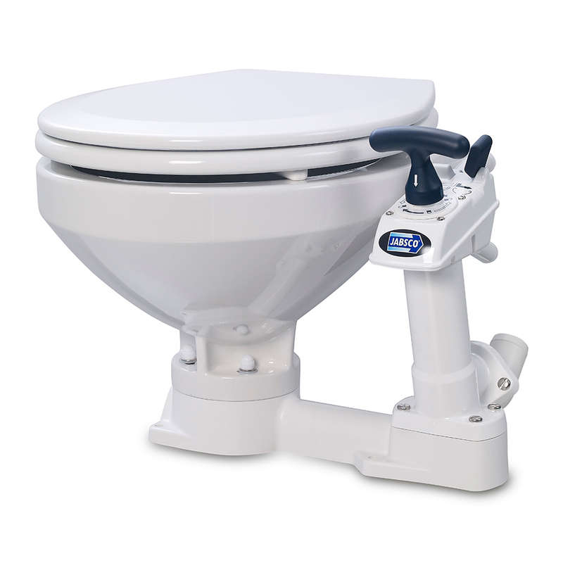 Jabsco Manual 'Twist n' Lock' toilet - Regular Bowl