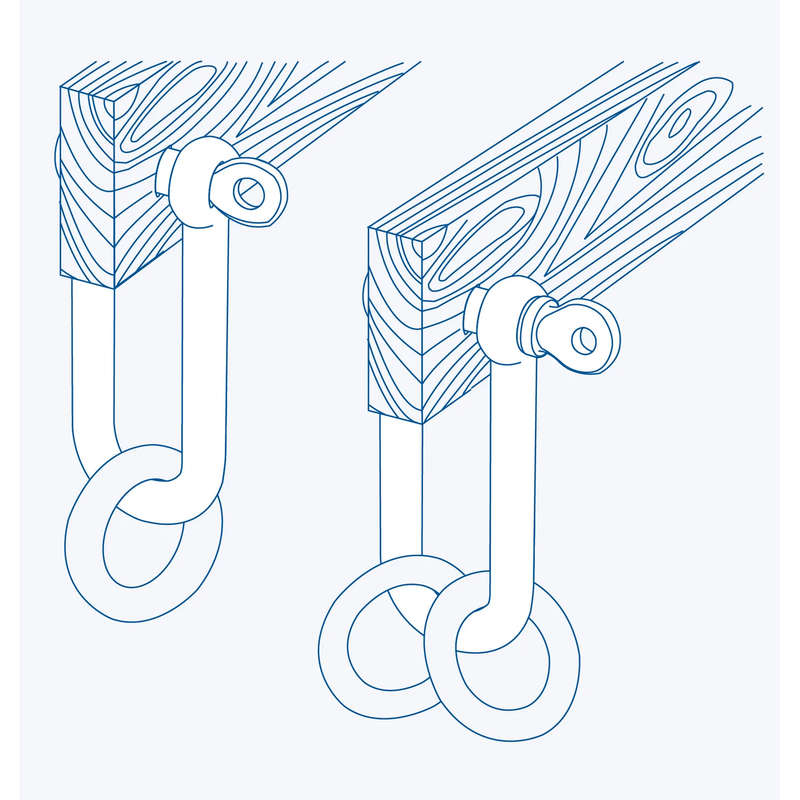 S362 Long D-Shackle