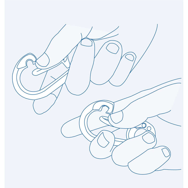 SF24301 Spring Snap Hook (circular hook with eye end)