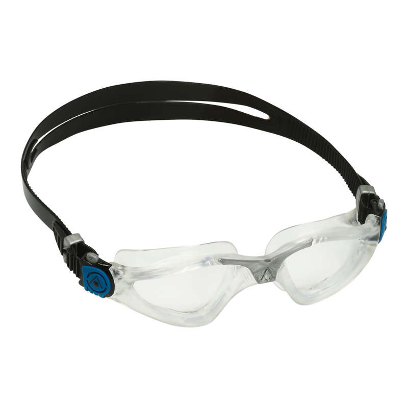 Aquasphere Kayenne - Clear Lens - Transparent/Silver/Petrol Swim Goggles