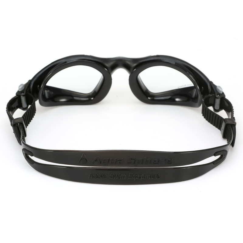 Aquasphere Kayenne - Clear Lens - Black/Silver Swim Goggles