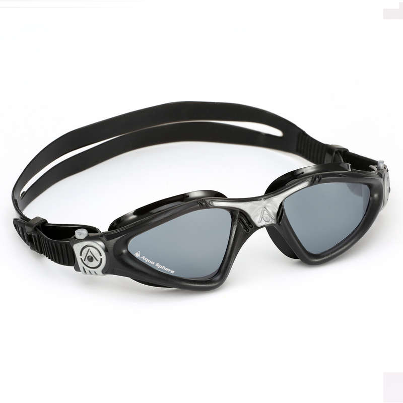 Aquasphere Kayenne - Smoke Lens - Black/Silver Swim Goggles