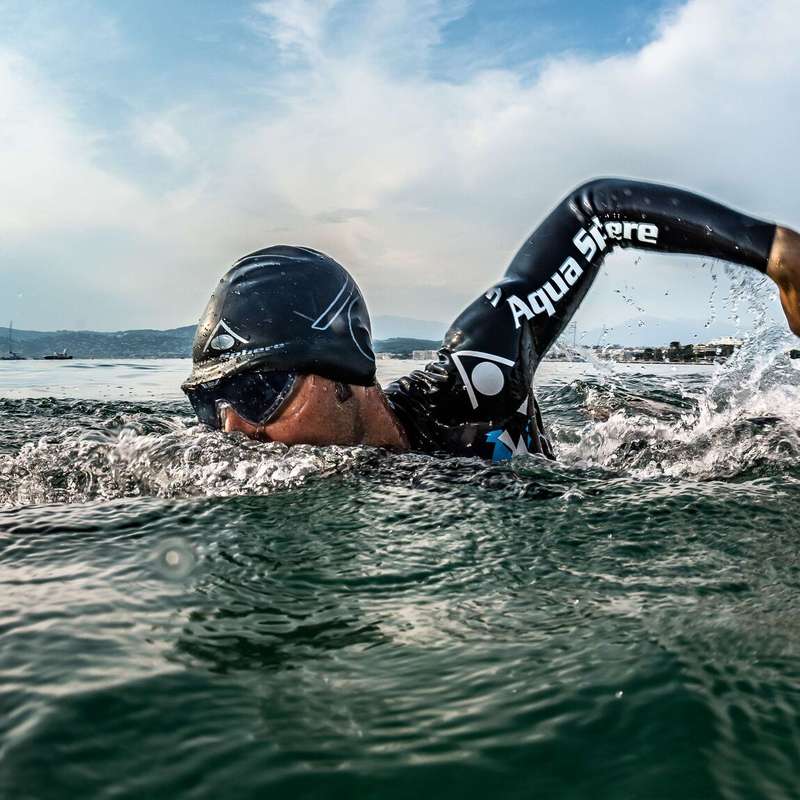 Aquasphere Vista XP - Smoke Lens - Transparent/Black Swim Mask