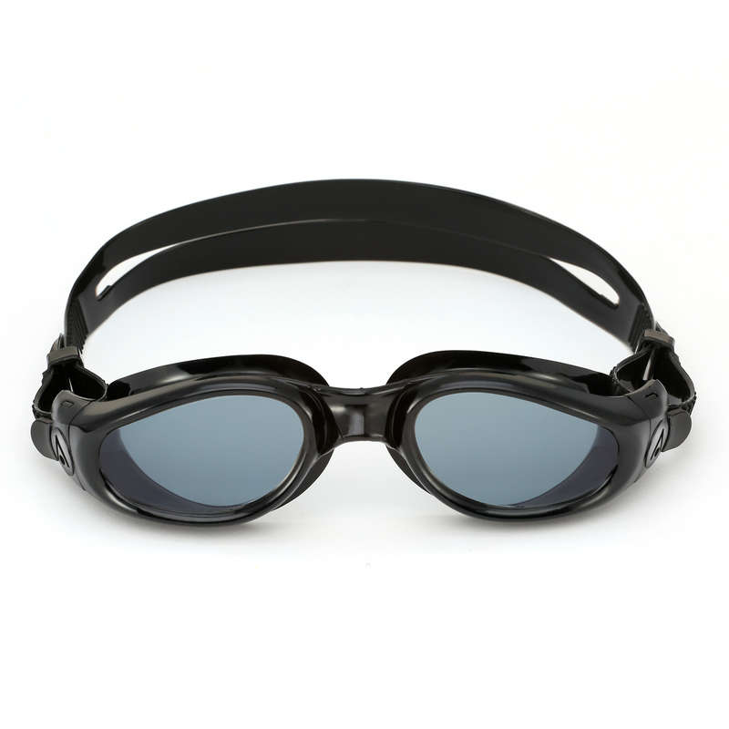 Aquasphere Kaiman - Smoke Lens - Black/Black Swim Goggles