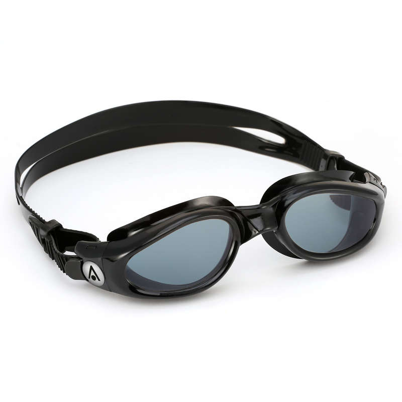 Aquasphere Kaiman - Smoke Lens - Black/Black Swim Goggles