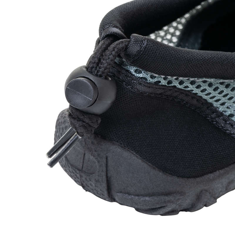 Aqualung Cancun - Adult Beach Footwear - Black/Silver