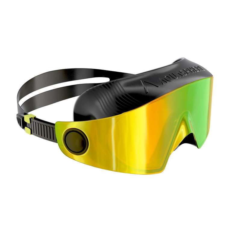 Aquasphere DEFY. Ultra - Yellow Titanium Mirrored Lens - Swim Mask