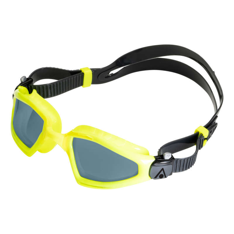 Aquasphere Kayenne Pro - Smoke Lens - Yellow Swim Tri Goggles