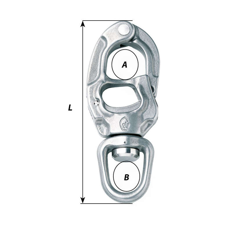 Wichard Speedlink HR Trigger Snap Shackle - Universal Eye - Length: 87 mm