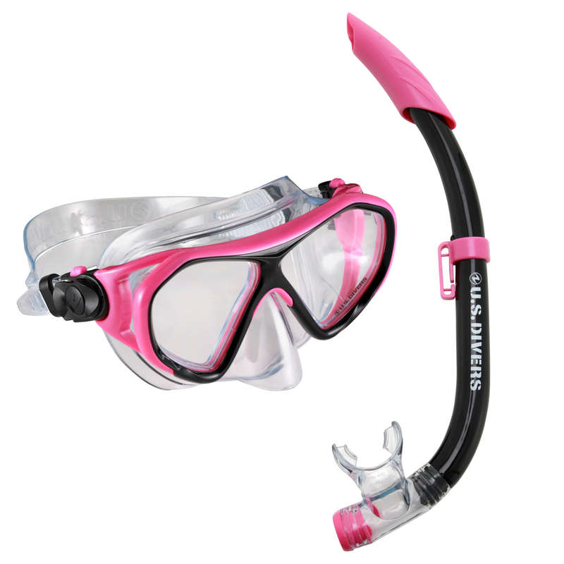 U.S. Divers Dorado II - Junior Snorkeling Combo - Pink