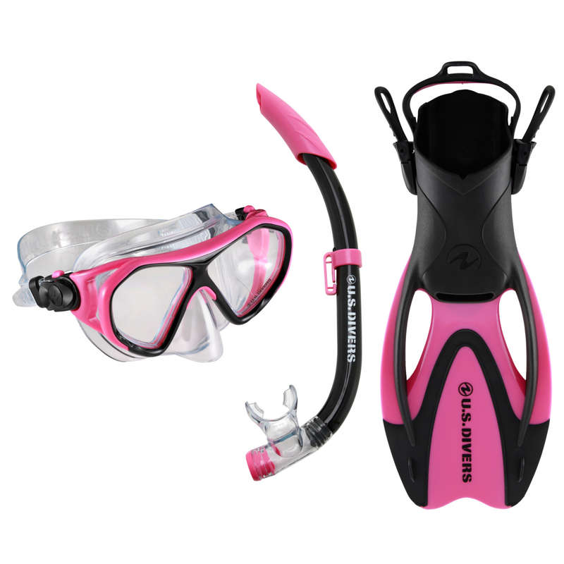 U.S. Divers Dorado II - Junior Snorkeling Set - Pink/Black