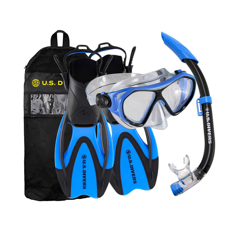 U.S. Divers Dorado II - Junior Snorkeling Set - Blue/Black