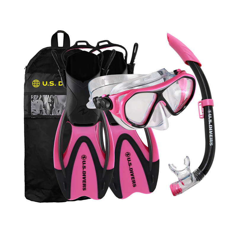 U.S. Divers Dorado II - Junior Snorkeling Set - Pink/Black