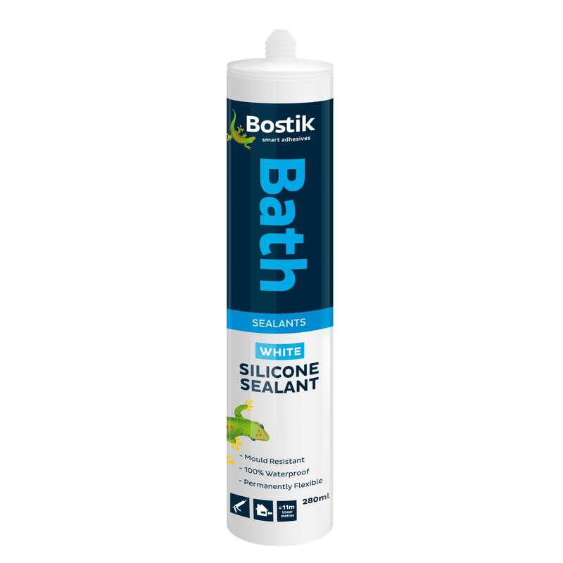 Bostik Bath Silicone Sealant  White 280ml