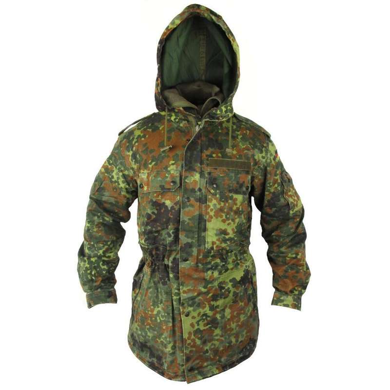 Original German Military Flecktarn Camo Parka