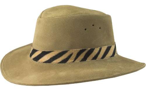 Stevenson Hamilton Suede Zebra Hat