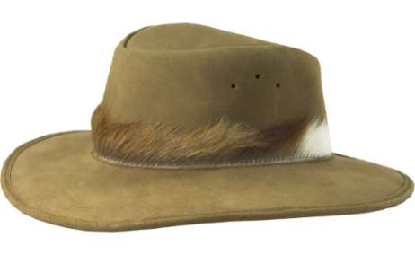 Stevenson Hamilton Suede Springbok Hat