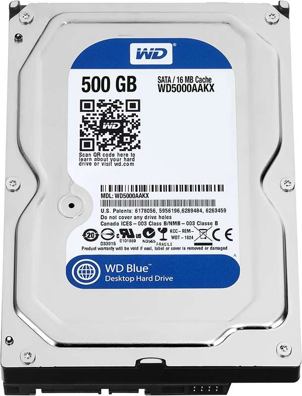 WD 500GB HDD 3.5 caviar blue