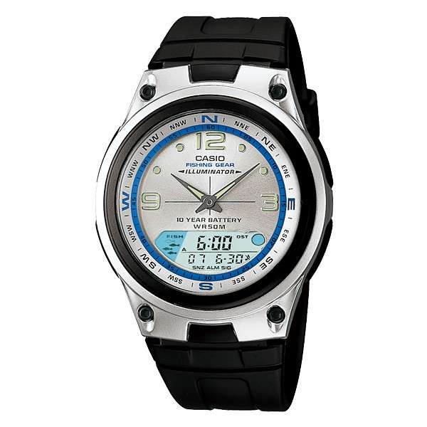 Casio 50m Anadigi Fish Activity - AW-82-7AVDF