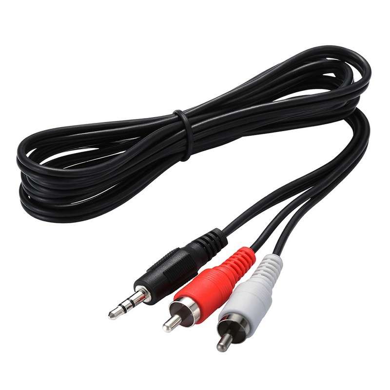 ASTRUM AUX RCA CABLE 5.0M 3.5MM - 2RCA M-M BLACK