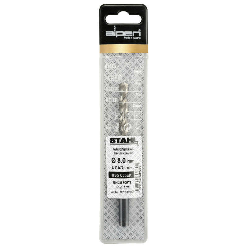 Alpen HSS Forte Cobalt Drill Bit 4.2mm