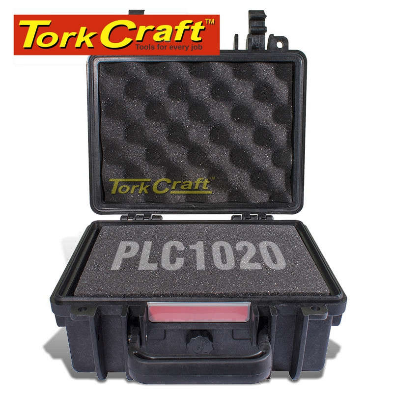 Tork Craft Hard Case 274x214x113mm Od With Foam Black Water & Dust Proof (221609)