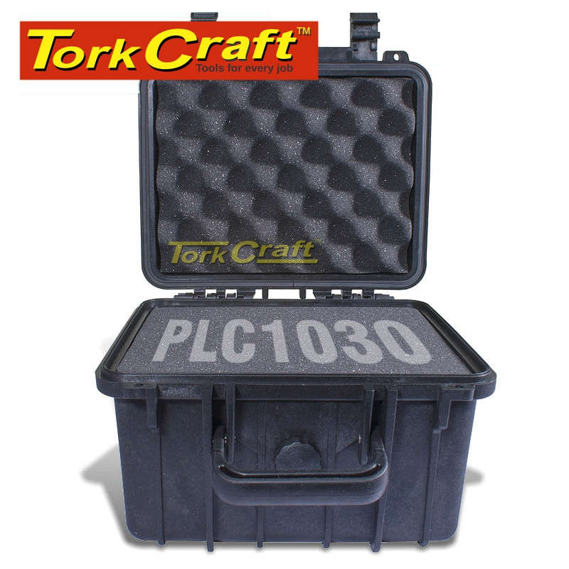 Tork Craft Hard Case 267x239x176mm Od With Foam Black Water & Dust Proof (231815)