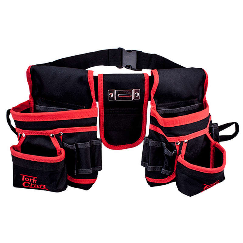 Tork Craft Tool Pouch With Belt 22 Pocket + Loops