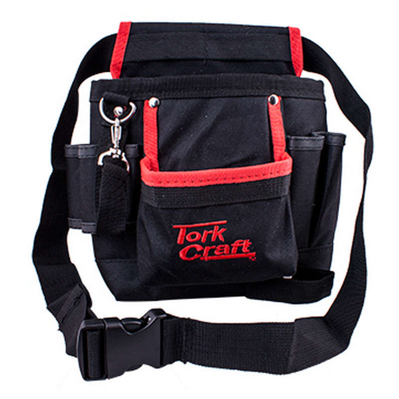 Tork Craft Tool Pouch With Belt 7 Pocket