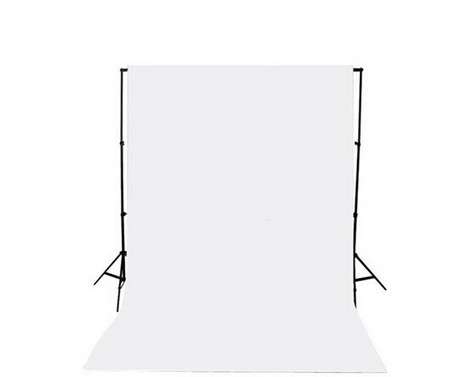 Romen Non-Woven Chromakey 3x6m Backdrop. White.