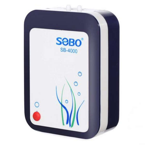 SOBO Mini AC/DC Air Pump (2.8W - 2x3 L/min - 2x 0.015Mpa)