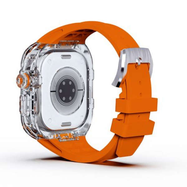LOBO Clear Armour Case with Integrated Straps for Apple Watch Ultra 49mm