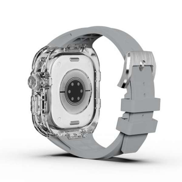 LOBO Clear Armour Case with Integrated Straps for Apple Watch Ultra 49mm