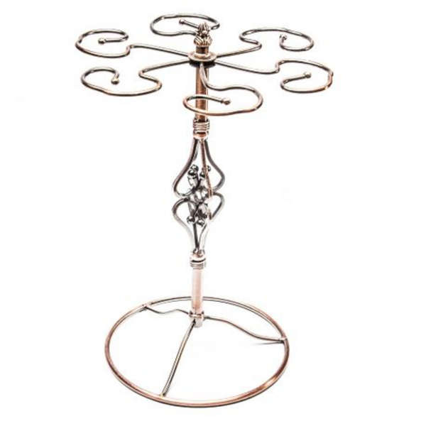Stylish Retro Tabletop Wine Glass Rack (6 Glass)