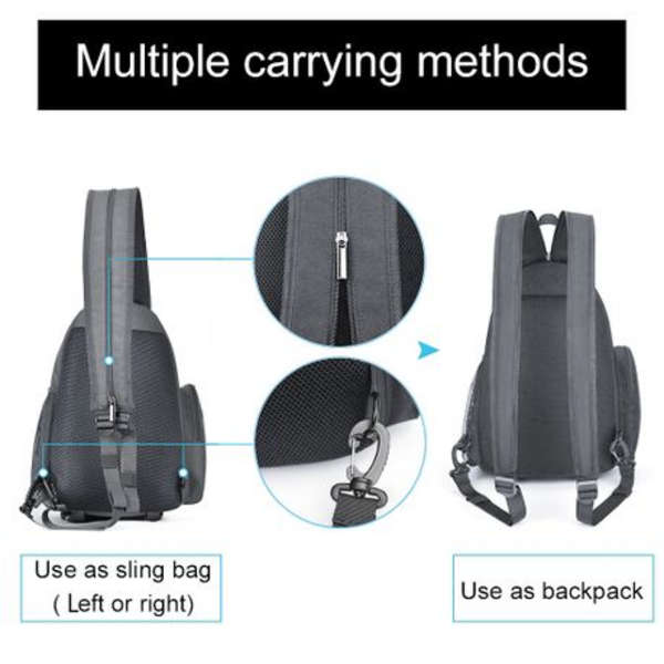 CADeN D17-1 Camera Backpack/Messenger Bag