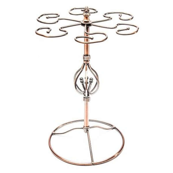 Stylish Retro Tabletop Wine Glass Rack (6 Glass)