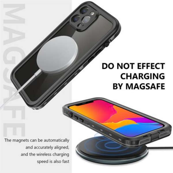 RedPepper Rugged IP68 Waterproof Case for iPhone 13 Pro Max (6.7 inch)