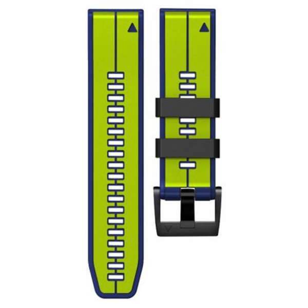 LOBO 26mm Dual-Tone Silicone Watch Strap for Garmin