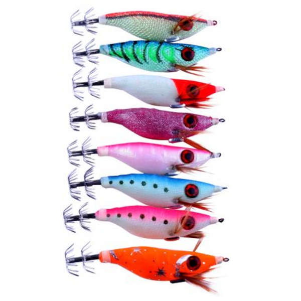 HENGJIA 8pc Noctilucent Plastic Hard Bait Lures (10cm) Various Colours