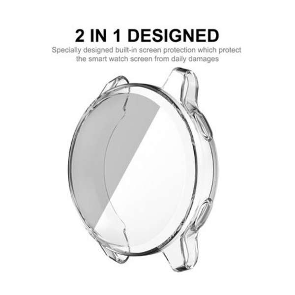 ENKAY TPU Cover with Screen Protector for Garmin Venu 2S / Vivoactive 4S