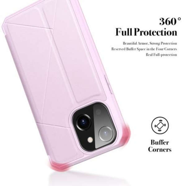 DUX DUCIS Skin X Magnetic Flip Case for iPhone 13 Mini 5.4 inch - Pink