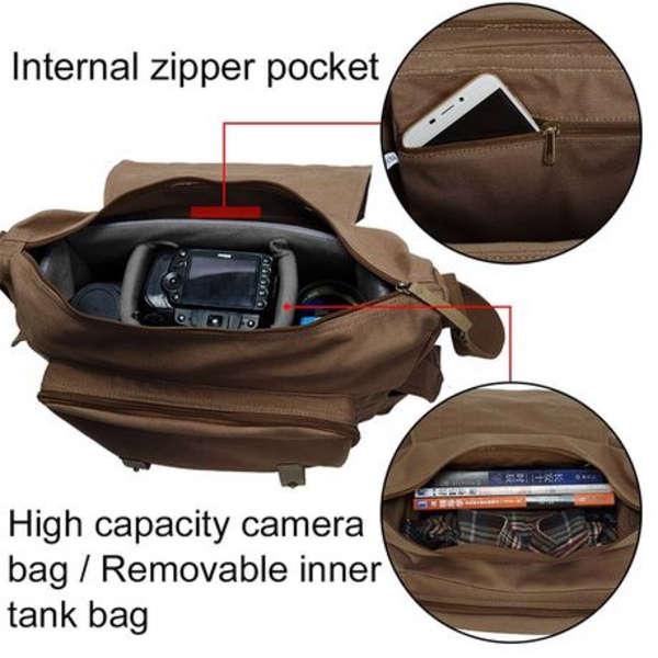 CADeN / Cwatcun F1 Canvas Camera Bag