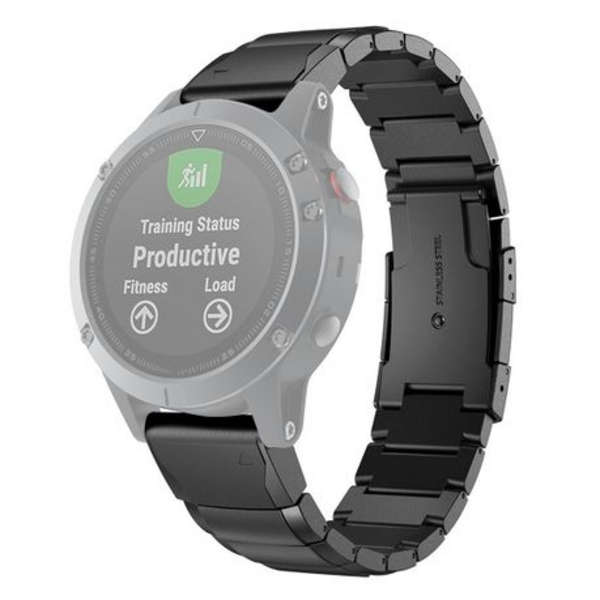 5by5 Stainless Steel Quick Release Strap for Garmin 20mm