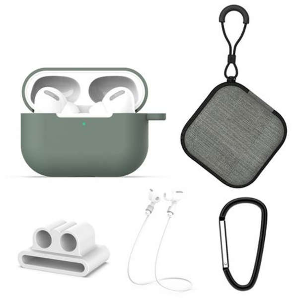 T4U 5 in 1 Airpod Bundle for Apple Airpod PRO (Green)