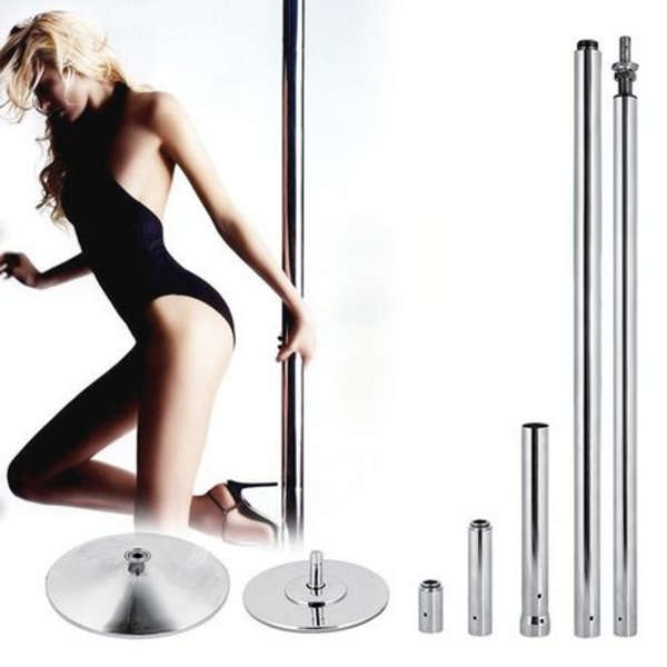 Chrome Pro Dancing Fitness Pole (Chrome)