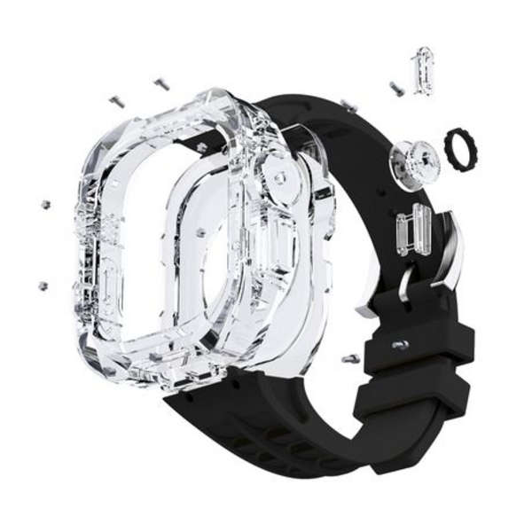 LOBO Clear Armour Case with Integrated Straps for Apple Watch Ultra 49mm