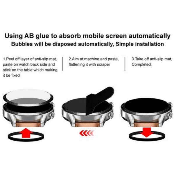 2x IMAK Acrylic Screen Protector with 3D Edge for Garmin Forerunner 265