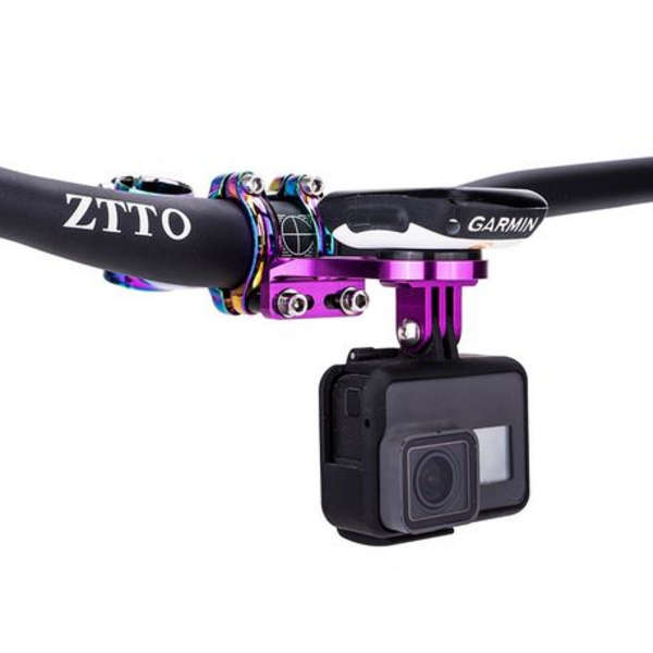 ZTTO Aluminium Out Front Stem Mount for Garmin Cycling Computers