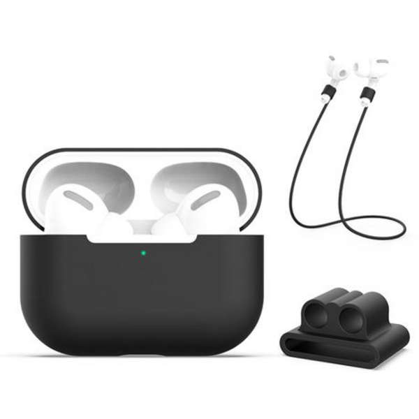 T4U 3 in 1 Airpod Bundle for Apple Airpod PRO (Black)