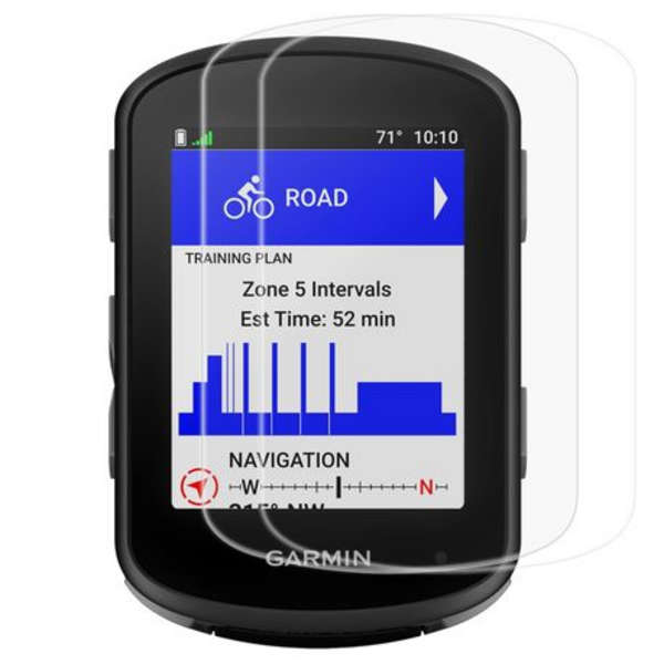 2x Tempered Glass Screen Protectors for Garmin Edge 540 / 840